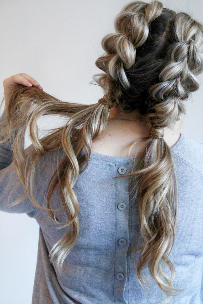 Curly Hairstyles with Braids