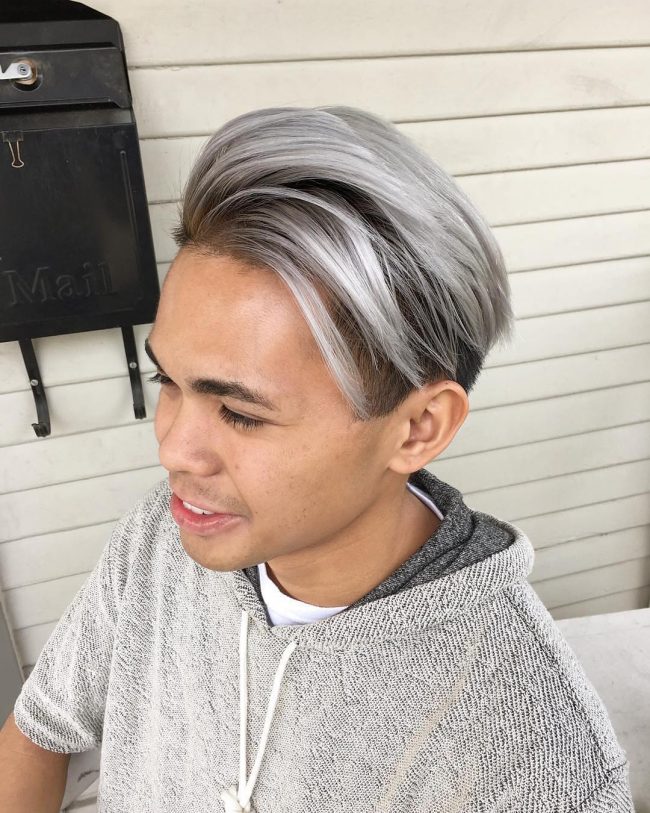 Grey Hairstyles for Men