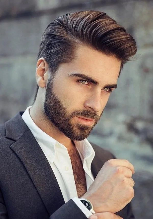 Fancy Men Salon - Medium Haircut + Fringe + Cool Beard... | Facebook