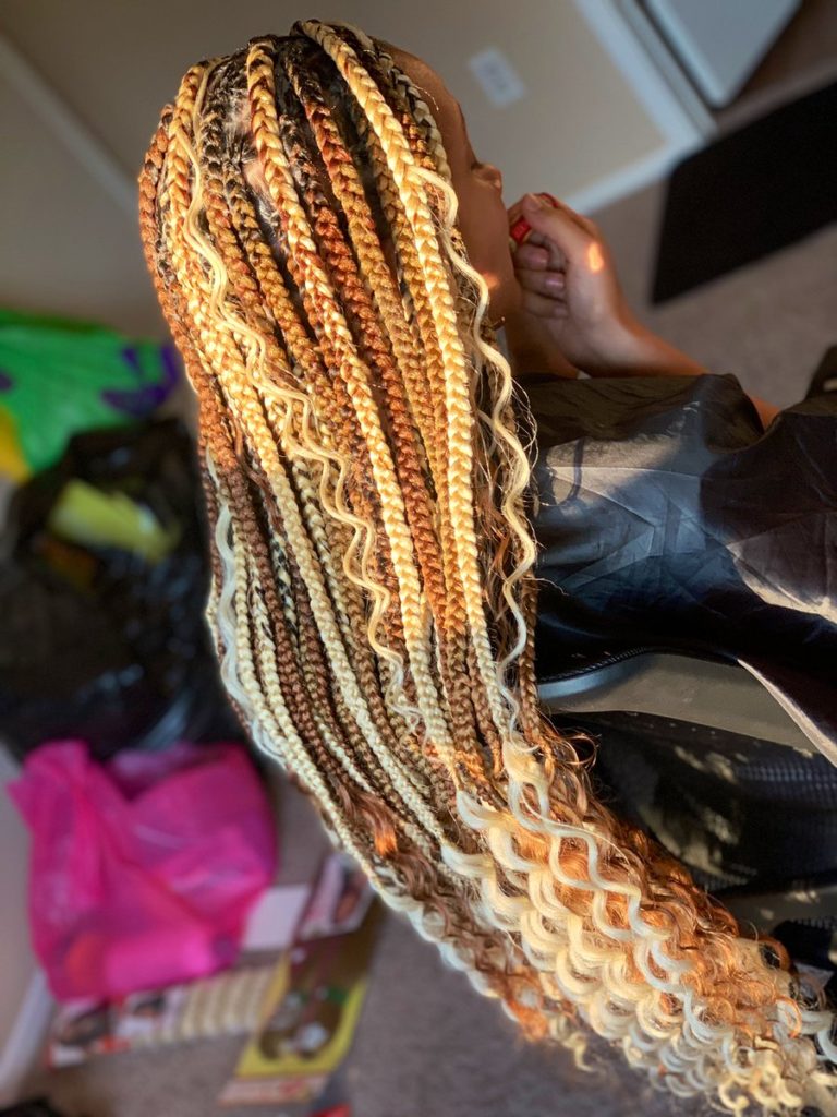 Bohemian Box Braids