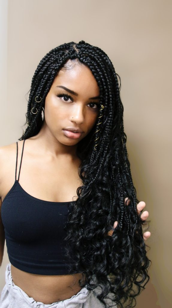 Bohemian Box Braids