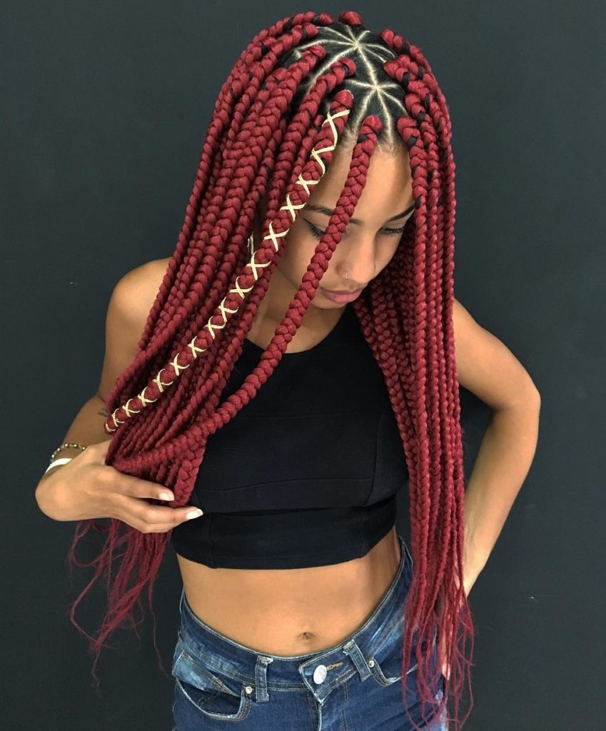 Bohemian Box Braids