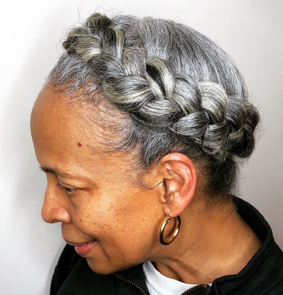 Grey Hairstyles for Older Women