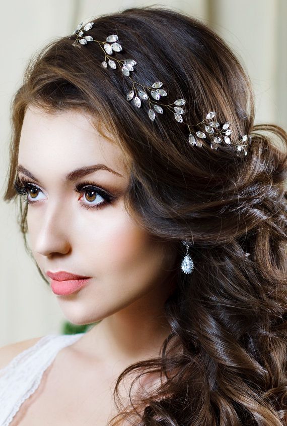 AMAZING BELIVER Beautiful Pretty Tiara Hairstyle for Women & Girls Tiara/Vine/Hair  accessory for Weeding/Engagement/Party