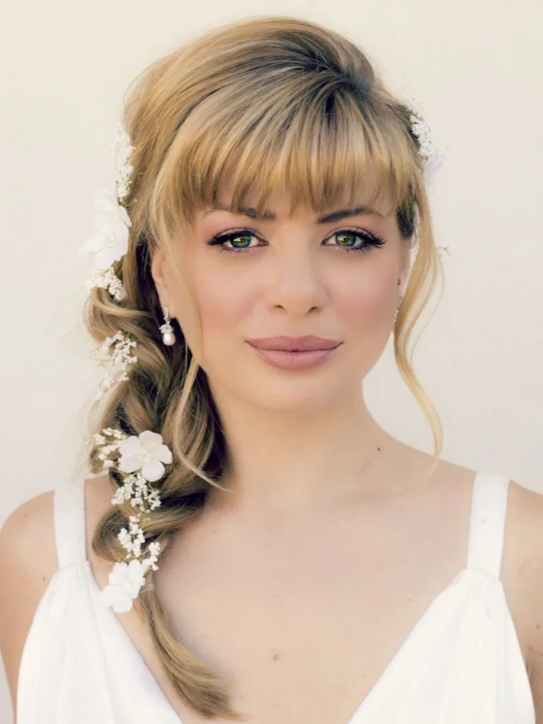 Wedding Hairstyles with Bangs