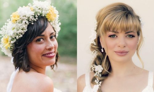 21 Most Beautiful Wedding Hairstyles with Bangs