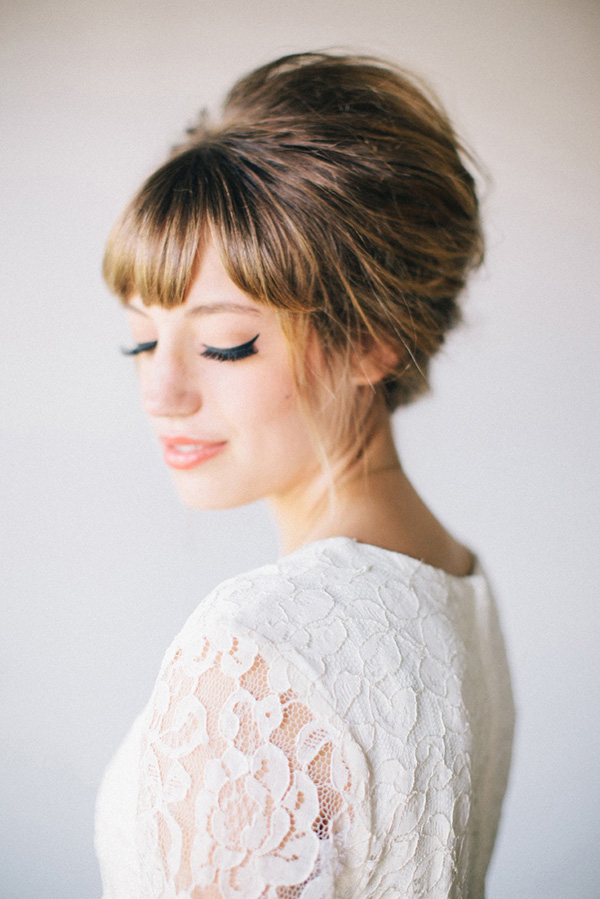 Wedding Hairstyles with Bangs
