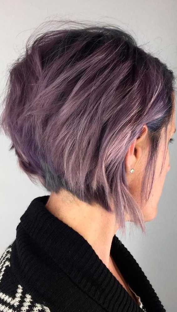2023 Popular Graduated Angled Bob Hairstyles