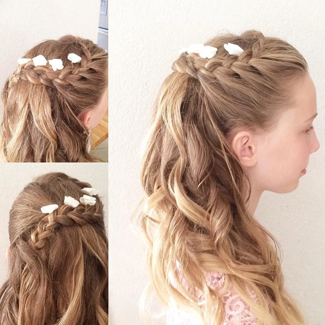 5 Flower Braid Hair Ideas and Easy Tutorial in Step-by-Step Pics