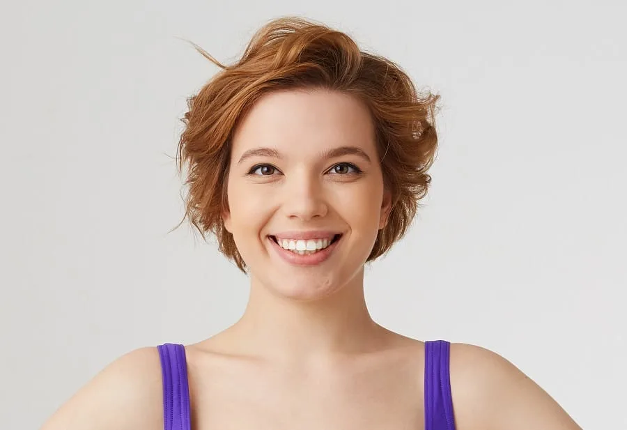 short layered hairstyle for fine hair