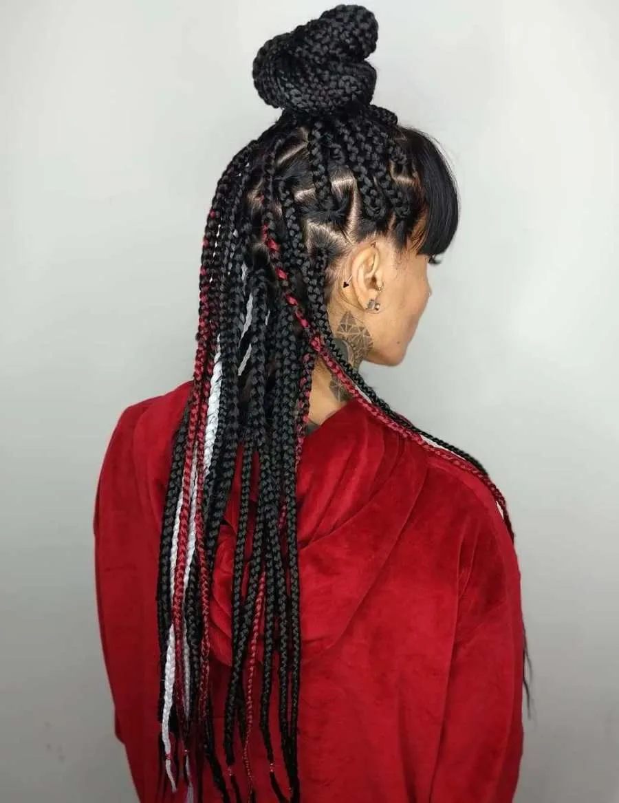 Braids with Bangs