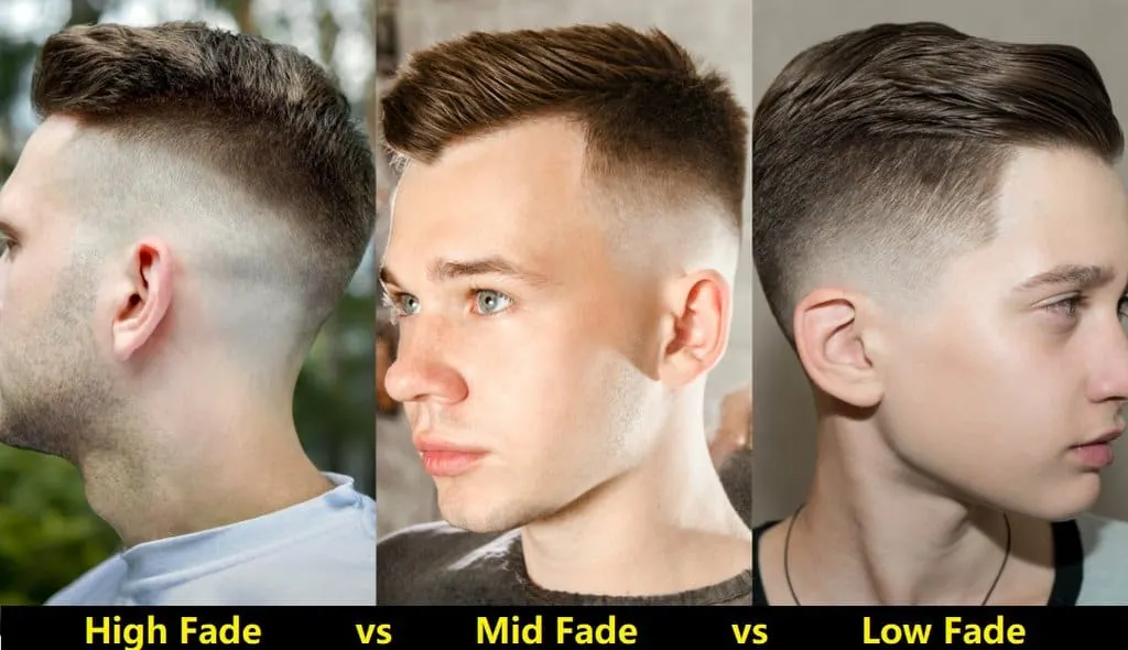 Key Differences Between Low, Mid, and High Fades