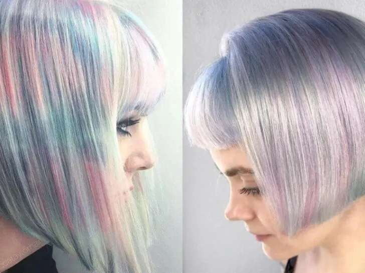 Holographic Hair Color