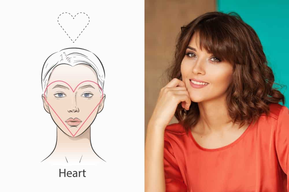 Medium Hairstyles for Heart-Shaped Faces
