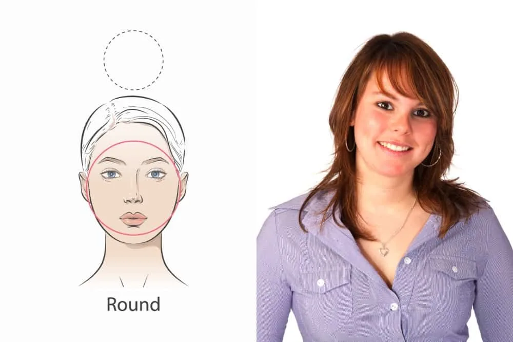 Medium Hairstyles for Round-Shaped Faces