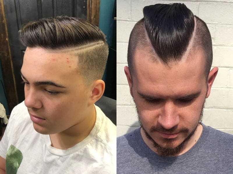 Double Hard Part Haircut
