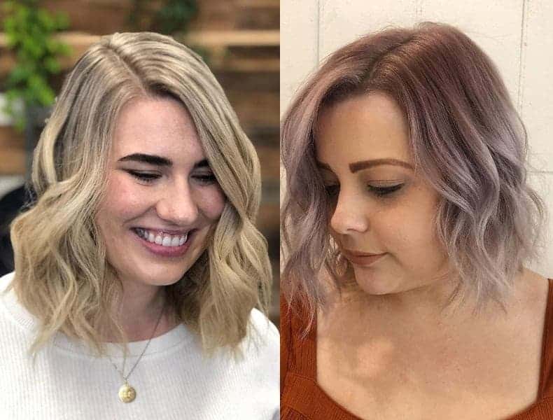 Side Part Wavy Bob