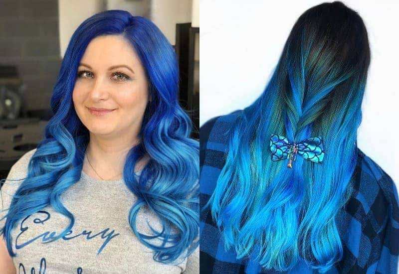 Light Blue Ombre Hair
