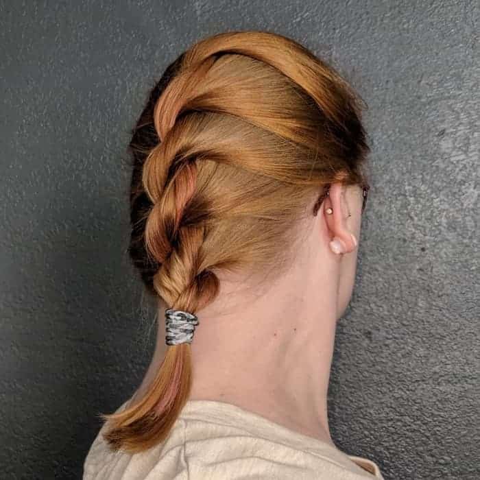 spiral french twist braid 
