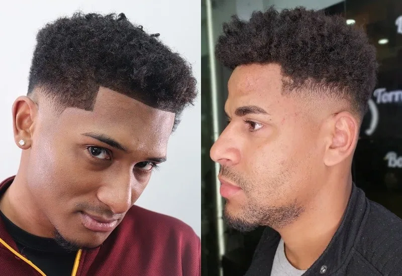 Low Bald Fade on Afro Hair