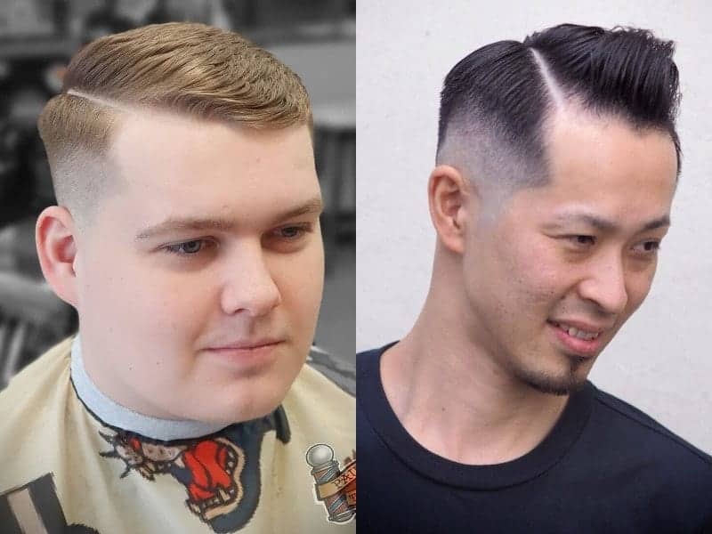 Hard Part Haircut with Receding Hairline 