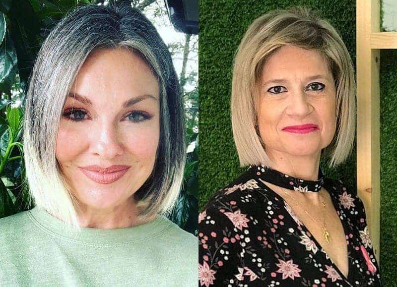 blunt bob for over 50