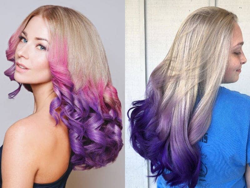 Lavender Ombre Hair