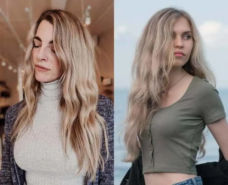 Long Sandy Blonde Hair