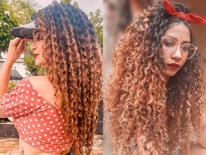 Ombre on Long Curls
