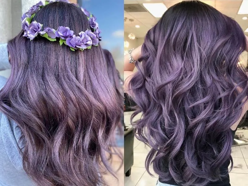 Smokey Lavender Hair