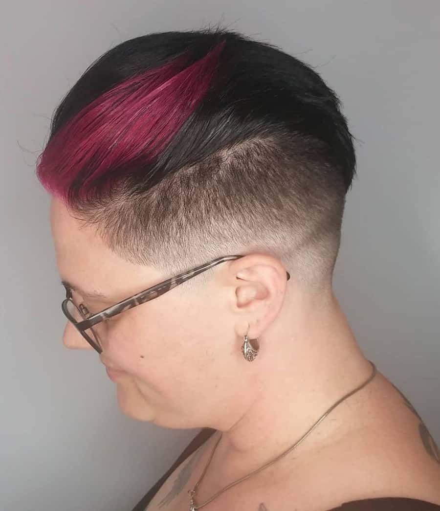 undercut fade hairstyle for women